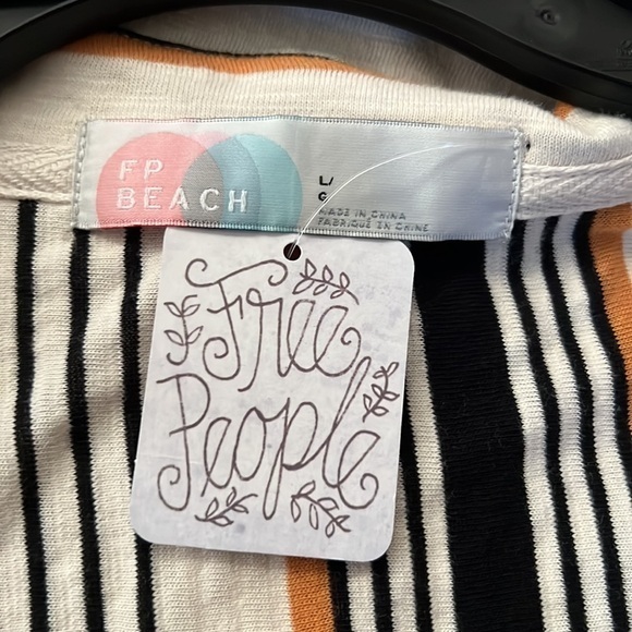 Free‎ People beach NWT coverup tunic Womens size L - Picture 6 of 10